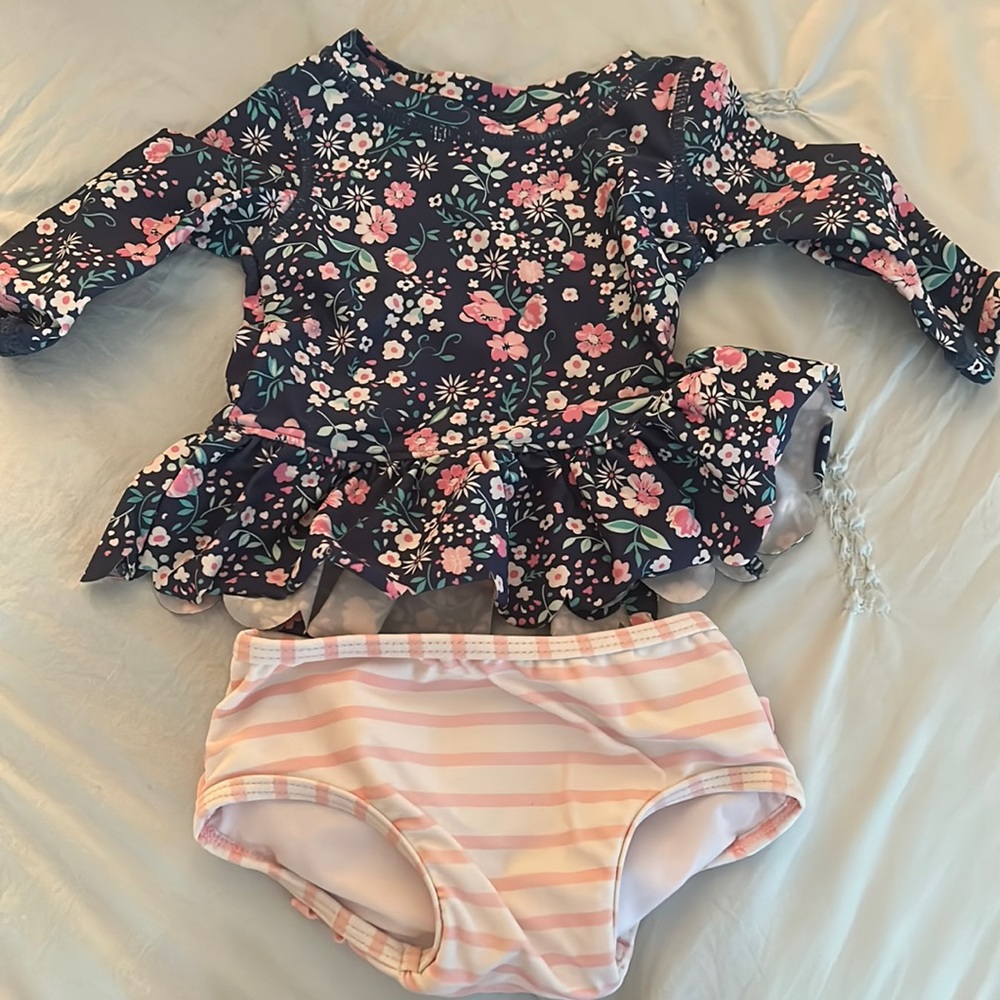 Ruffle butts two piece swimsuit!